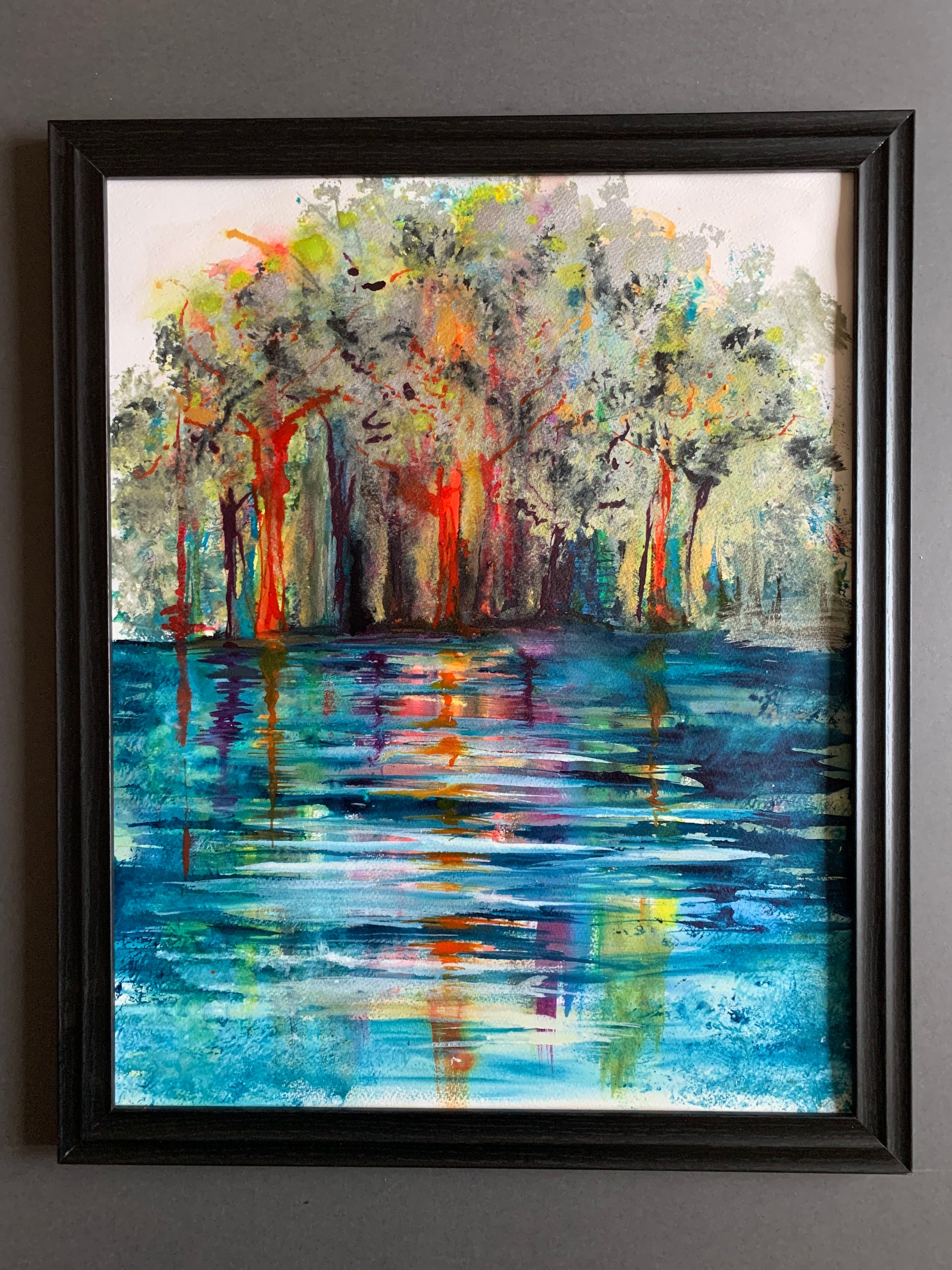modern hand painted art