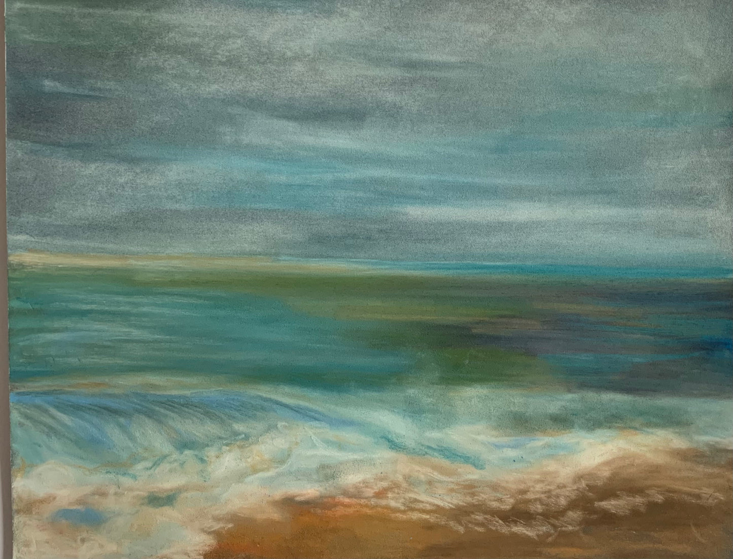 hand painted seascape local artist